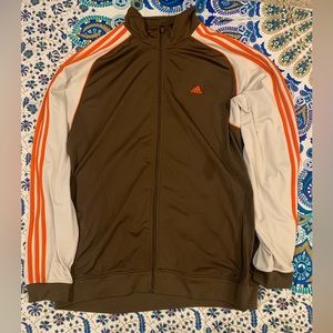 Adidas track top Cleveland Browns colors